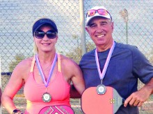 Susan Baze and Steve Smitham – 4.0 Mixed Doubles Silver Medalists
