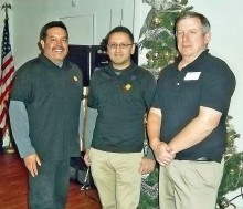 Techs Robert, Brando and Jim Carew