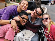 Some of the campers attending Lions Camp Tatiyee