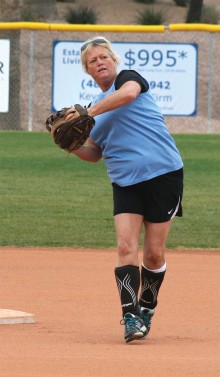 Lady Slugger Terry Finley (courtesy of Core Photography, LLC).