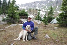Bud Tasch with trusty companion Oggie