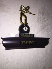 The traveling trophy stays here in Sun Lakes!