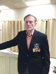 Sun Lakes resident Jack Holder was the guest speaker at the Sun Lakes Aero Club gathering on December 21.
