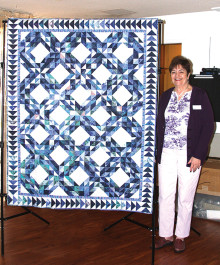 First Light on the North Atlantic by Dennie Sullivan, Agave’s 2016 opportunity Show quilt.