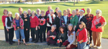 About half of our patch (or club) members are pictured above. We met in December to share some Christmas spirit and exchange some incredible gourd Christmas ornaments.