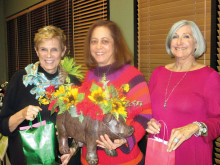 Three excited raffle prize winners were at the last WE meeting: Sue Reynhout, Mara Bedner and Kathryn Pierce.