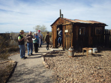 RV Club members visited a reconstructed old west town outside of Quartzsite.