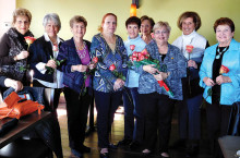 Newly installed 2016 officers of Shalom Chapter of Hadassah