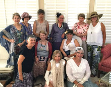 The Ladies of Copper Drive gathered for an afternoon tea.