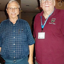 Don Cook and club member Charles Nerko