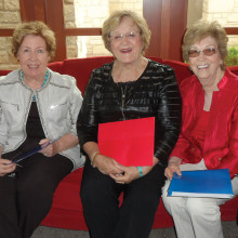 Pictured (left to right) Pattie Coleman, Jan Hood, Mary Wolf, Jude Mente and Carolyn Hawkins