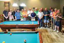 IronOaks and Mission Royale Billiards travel teams. (Picture submitted by Willie Foster).