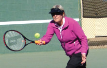 The Sylvia Page forehand. Photo by Rod Hayward.