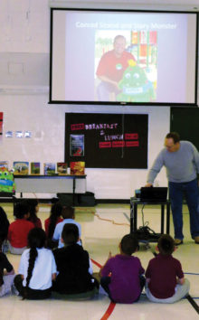 Conrad Storad visited Guadalupe on February 10.