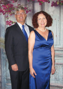 Greg and Mary Jane Eckert at the Get a Spring in your Step dinner dance.