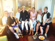 The reunion this winter when all arrived back in Sun Lakes.