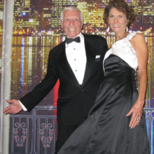 Michael and Sheila Petriello Puttin’ on the Ritz from the ballroom on the bank of the Hudson overlooking the Manhattan skyline.