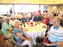 Members enjoying the spring fling banquet!