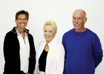 Kathryn Campbell, Nadine Sutter and Spencer Roberts (photo by John Langan).