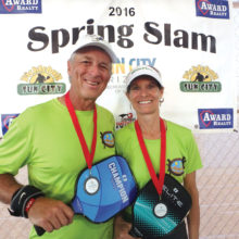 David Zapatka and Dianne Zimmerman, 4.5, 50 Plus silver medal winners