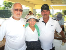 Denis White, Ann Armbruster and John Cousins