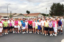 We just couldn’t keep Ray (far right) out of our Swing for Hope group photo in April!