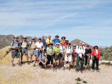 Sun Lakes hikers enjoying desert hiking.