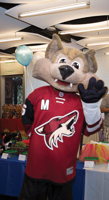 Howler was the special guest at last year’s Ataxia Awareness Extravaganza!