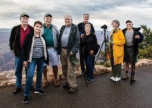 Sun Lakes Camera Club members at the Grand Canyon in July (photo credit Lynn Thompson).
