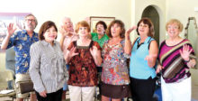 The Joy of Life singers join the cast of Dearly Departed November 8-12 in the San Tan Ballroom at Cottonwood. The singers are front row: Marilyn Holt, Tenni Annen, Sharon Guzman, Andrea Pearson and Director Chris Roen; back row: Jim Nielsen, Steve Schneck and Janine Schneck; not pictured: Jim Brown, Judie Janowski, and Susan Schlesinger.