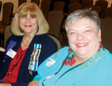 Lesley Baran chaired DAR’s first meeting of the season.