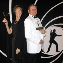 Judie and James Janowski - armed and ready to live and let dance!