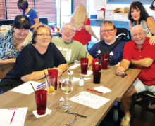 “No Clue” team members Brooke Jones, Annelle Newcomb, Chris Newcomb, Cody Newcomb, Sandy Casale, and Ralph Casale.