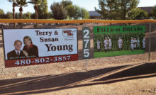 Advertise your business on the outfield fence at the Field of Dreams. See our article for more details.