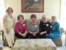 Crystal Award recipients Doti Breyan, Kathy Skrei, Charlene Petragallo, Bobby Reed and Eleanor Woodman.