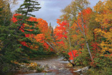 Carrabassett River in Carrabassett Valley, Maine by John Livoti