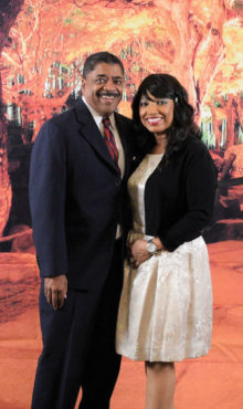 Keith and Lyn Kenner entering the Up Beat Fall Gala