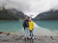 Al and Ginny Metz kept cool this summer by hiking in Canada!