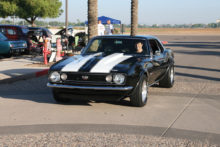 Pictured is our first place winner, George Schneider, and his 1967 Chevrolet Camaro.