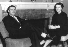 Our first Christmas – December 1957