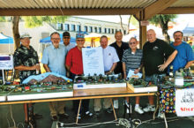 The Andrews family and friends in Bordeaux, France.