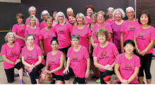 Zumba with Mary Pretty in Pink Crew!