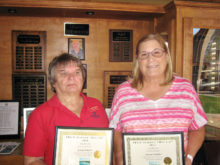 2016 summer hotties (l to r) Linda Liberti and Susan Schaeffer.