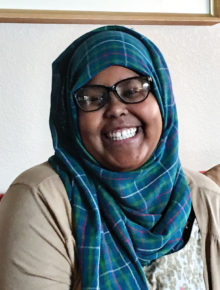 Samia Musse, College Student and Program Speaker from Somalia