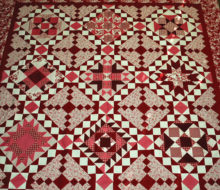 Stitched by members of Agave Quilters Guild from donated fabrics and pattern, this raffle quilt is an opportunity to own a beautiful heirloom.