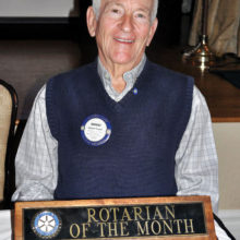 January Rotarian of the Month Dwight Snyder