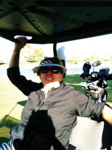 Paddy Newton, one of our Quota Points winners in the first flight.