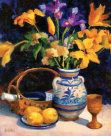 Oil painting by Barbara Hall