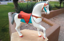 Carousel horse carved and painted by Sun Lakes Wood Carvers member Steve Cullen