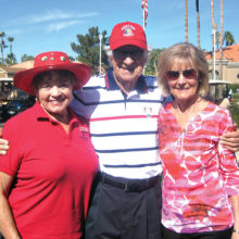 Pictured left to right are Lorene Roberts, Don Froom and Mary Swanson.